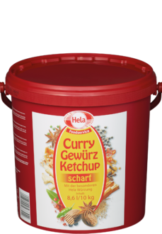 Curry Gewürz Ketchup delikat 10 kg | Hela